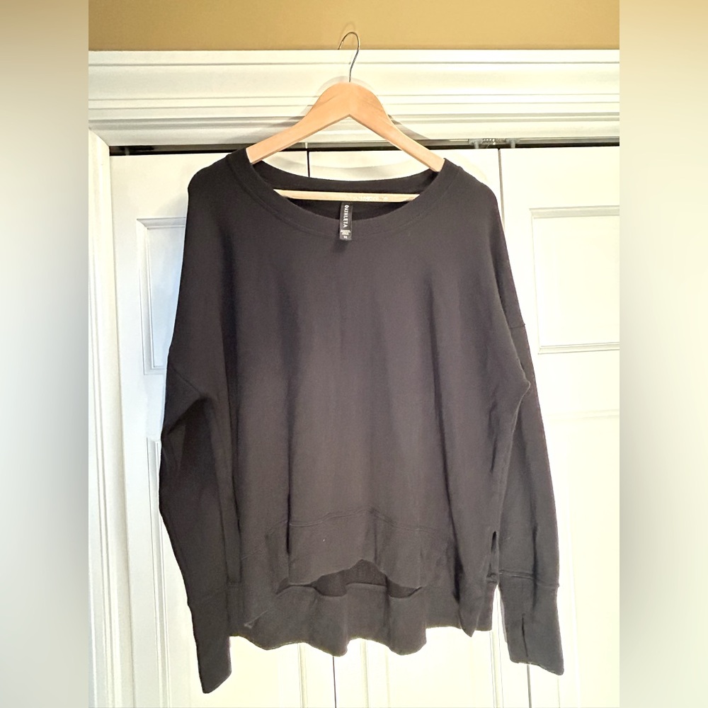 Athleta 1X Black Sweatshirt